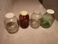 Стъклени буркани и шишета, снимка 1