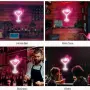 LED неонов надпис за стена/бар „Коктейл“ с димиране (USB захранване), снимка 3