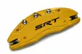 Метални капаци за спирачни апарати SRT – Dodge / Jeep – 4 броя, златисти, снимка 3