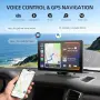 9-инчов безжичен екран за Apple CarPlay и Android Auto с гласово управление и GPS навигация, снимка 3