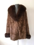Палто норка и естествен косъм лисица L, снимка 2