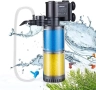 Нов Вътрешен аквариумен филтър 330л/ч, 2-степенен, 30–80L, Weipro, снимка 1