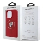 Оригинален кейс Karl Lagerfeld Silicone Karl and Choupette Heads MagSafe и Протектор За iPhone 16 Pr, снимка 4