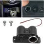 Разклонител за запалка с 1 гнездо и 2 USB порта 12/24V - W14557, снимка 1