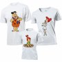 Комплект тениски Мама, Татко и Аз, 3 броя,Пълноцветна щампа, Не се бели , снимка 1