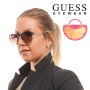 GUESS 🍊 Дамски слънчеви очила "SHINE LIKE A STAR" GOLD & BLUE нови с кутия, снимка 1 - Слънчеви и диоптрични очила - 40577834