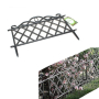 Комплект декоративна градинска ограда с орнаментно око - 3бр. / 47.5 х 36 см. /
