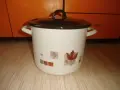 Емайлирана тенджера с капак, снимка 3