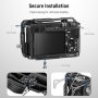 Нова Sony A6700 Кафезна Рамка CNC ARRI NATO Хладна Обувка NEEWER за камера фотоапарат, снимка 4