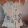Бели,бродирани  памучни Ризи , снимка 1