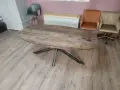 Дървена трапезна маса от тъмно дърво, снимка 4