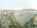 Стара карта Северна Америка  М:1:40 000 000 - 1957г. 22см.х 28см., снимка 2