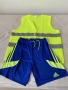 Шорти на Adidas / climalite и маркировъчен елек за футбол, снимка 1