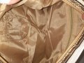 Дамска чанта от плат и кожа, снимка 4