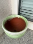 Керамична кашпа саксия, отлична, снимка 2