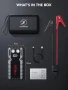 НОВ 5000A автомобилен стартер, захранващ блок jump starter, авариен стартер, бързо зареждане с USB.., снимка 7