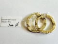 Златни обеци 3.64гр 01375-26, снимка 1