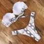 Змийски бански с твърда чашка Push Up, снимка 2