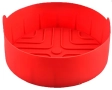 Съд силиконов за AirFryer Rosberg R51980RS, 18.8x5.5см., Червен, снимка 4