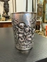 Автентична сребърна чаша - Рококо. №7995, снимка 4