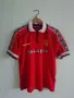 Manchester United Beckham 1998-1999-2000 Umbro оригинална тениска фланелка Бекъм Манчестър Юнайтед , снимка 2