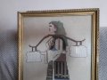 Стара бродирана картина #2, снимка 2