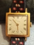 Стар механичен часовник дамски ЛЪЧ СССР позлатен красива верижка 51498, снимка 1