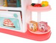 Игра Детска кухня , 72 см, много аксесоари и прибори, детска кухня, кухня за кукли, червена, снимка 16