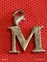 Сребърен медальон с буква "М" винтидж стил майсторска изработка 28345, снимка 6