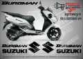 Suzuki Burgman стикери надписи SM-S-BURGMAN-SL, снимка 2