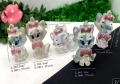 5 бр Коте Мари Marie  Cat фигурка фугурки акрил смола за игра и украса декор торта топер гривна , снимка 5