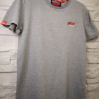 Superdry мъжка маркова тениска, М , сива, снимка 4 - Тениски - 36887460