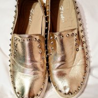 Уникални златисти обувки, снимка 4 - Дамски ежедневни обувки - 37288261