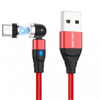 НОВО! 180°-360°-540° Магнитен кабел micro USB, Type C, 8-pin магнитно зарядно, снимка 5 - USB кабели - 33804624