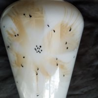 стъклена ваза в стил арт деко, снимка 2 - Вази - 30796529