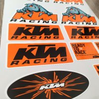Стикери КТМ KTM емблеми лога - 15 бр. общо Sticker , снимка 4 - Аксесоари и консумативи - 29728167