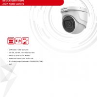 Hikvision DS-2CE76D0T-ITMFS AoC 4в1 EXIR2.0 Камера Вграден Микрофон 2MP 30 Метра Нощно Виждане -40°C, снимка 2 - Комплекти за видеонаблюдение - 29458642