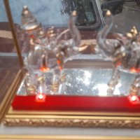 Стъклени светещи слонове, снимка 1 - Антикварни и старинни предмети - 42299441