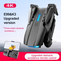 *Нови E99 PRO  Дрон 4k HD 2 камери и с 12 предимства WIFI FPV  избягва препятствия Вносител, снимка 4 - Дронове и аксесоари - 39820988