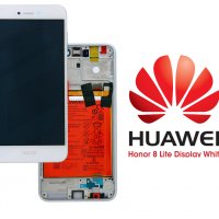Нов оригинален дисплей за Huawei Honor 8 Lite , P8 Lite 2017 , P9 Lite 2017  бял, снимка 1 - Резервни части за телефони - 30990238
