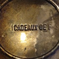 Посребрен калаен френски маркиран чайник фи72мм Н-150мм и 175х100мм , снимка 17 - Други ценни предмети - 44166838