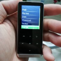 USB MP3 Player плеър с дигитален LCD екран за музика 8GB вградена памет MP3 плейър MP4 FM радио Blue, снимка 14 - MP3 и MP4 плеъри - 26063927