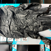 Автосервизи - Черни нитрилни ръкавици нитрил 5.5 гр, снимка 3 - Медицински консумативи - 44529260