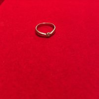 Златен пръстен с брилянт 14к. / 2.20 гр., снимка 1 - Пръстени - 38727290