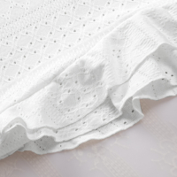 Дамска блуза в бял цвят с къси ръкави с къдрички, снимка 10 - Други - 44632295