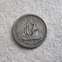 Монети. Карибски басеин . Източни кариби.  2, 10 и 25 цента.3 бр., снимка 4 - Нумизматика и бонистика - 40214609