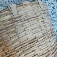 Плетена кошница от ленти дърво изключително здрава, снимка 4 - Декорация за дома - 39435933