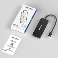 WAVLINK 7-в-1 USB C докинг станция с 4K HDMI, 100W PD, 3x5Gbps USB 3.1, снимка 9 - Кабели и адаптери - 44672072