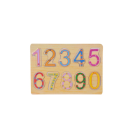  Дървени карти, Числа 10 части, 29x21,5 см, снимка 1 - Образователни игри - 44635033