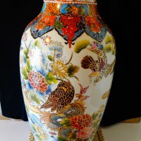 Ming Dynasty китайска порцеланова ваза 62 см. , снимка 3 - Вази - 30697912